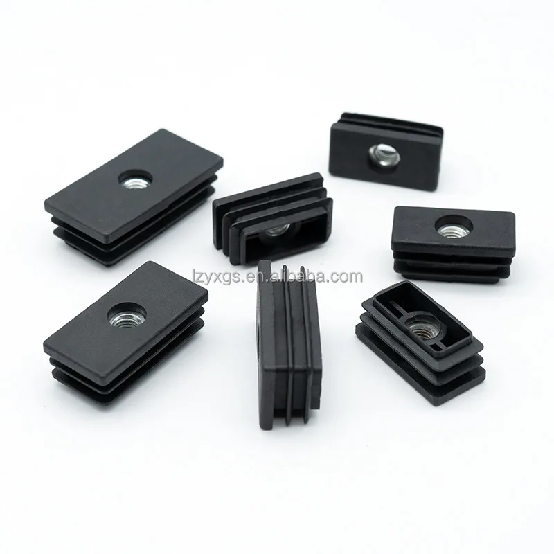 50*100mm double-hole nut plastic plug screen partition adjustable foot pad Furniture plastic plug high and low foot pad