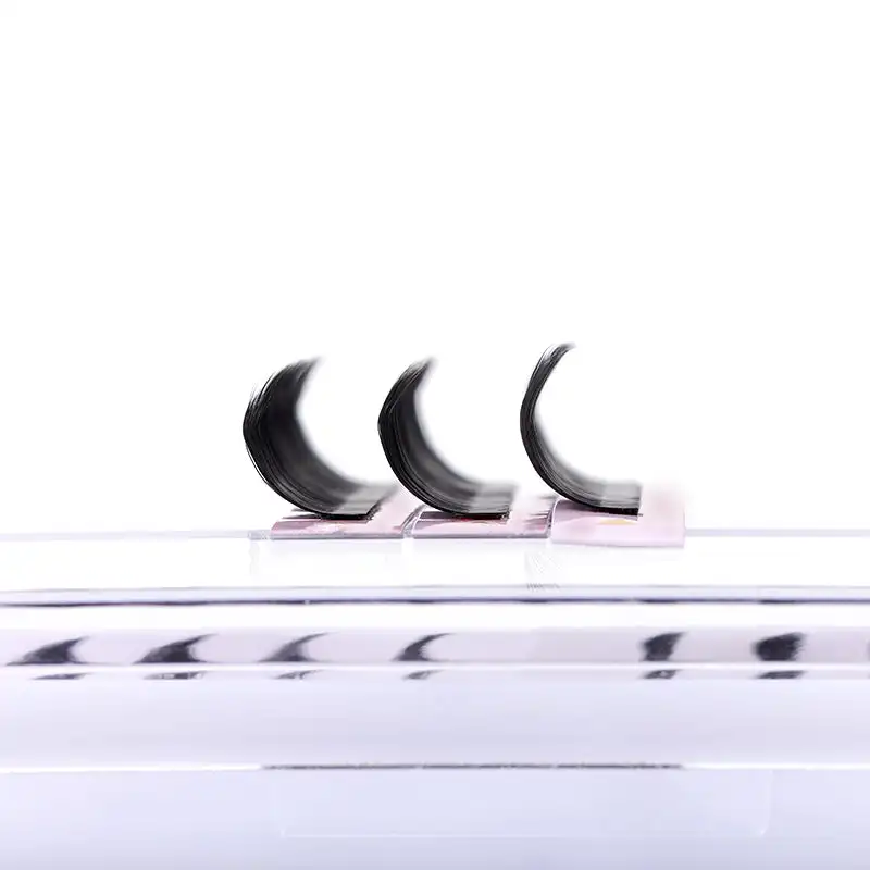 W V Y Shape Volume Eyelash Extension Individual False Eyelashes 3d 4d Clover Lashes Private Label Lash Extensions