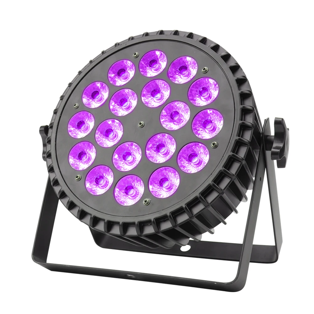 18*10W Dj Light Aluminum Uplights Par Can Light RGBW 4in1 Luz Par LED DMX Disco Lights Event Stage Effect Luces Para Discoteca