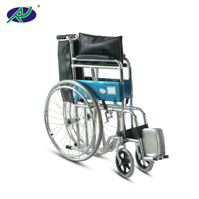 Steel Manual Wheelchair Standard Hospital Active Wheelchair Lightweight Portable Wheelchair For Elderly