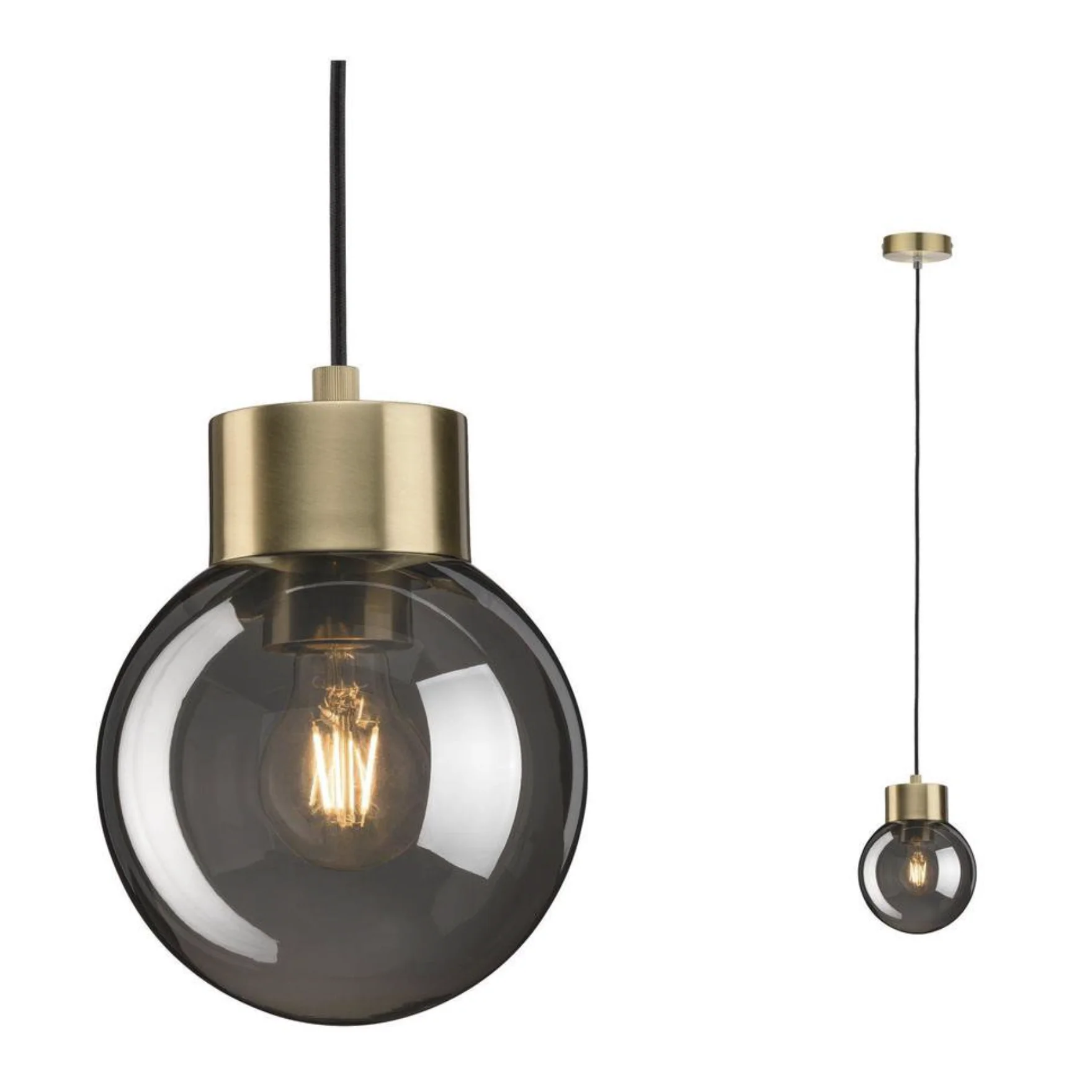 
EEA Hanging Nordic Kitchen Dinning Ball Globe Glass Pendant Light Modern 