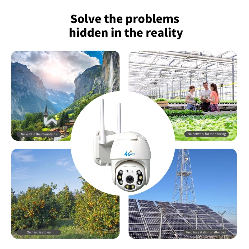 Factory Wholesale Price Custom Smart PTZ Monitoring Night Vision Camera Security Wireless CCTV 1080P Camera