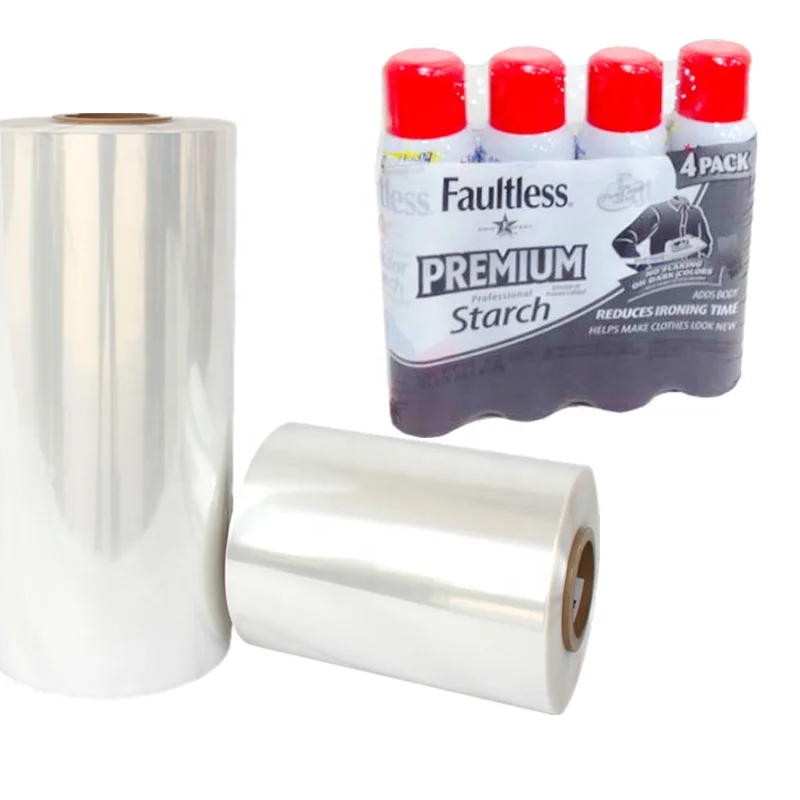 DMgreen Common Standard 12.5 Micron Thickness 500mm Width Pof Shrink Film Roll / Polyolefin Film / Shrink Film