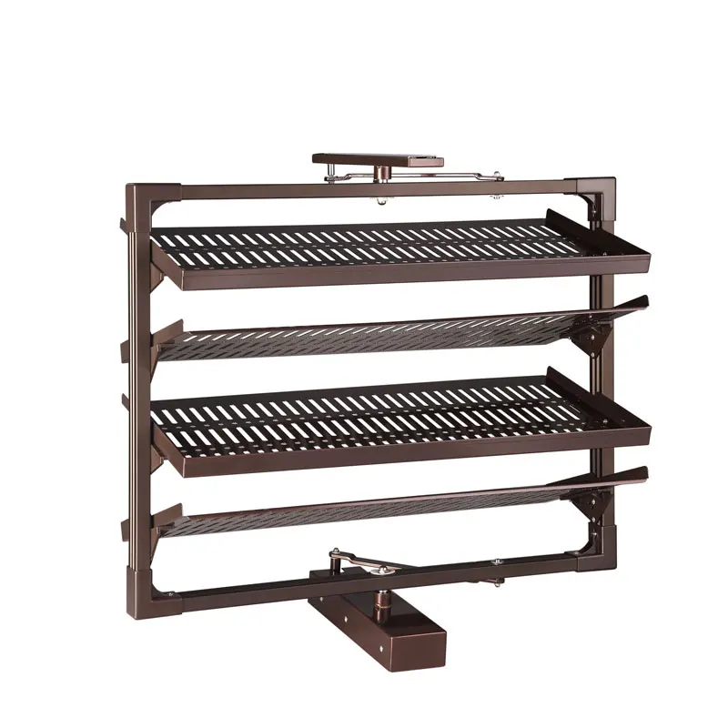 Jayna гардеробные принадлежности из металла с цветами и кристаллами, многослойное вращающиеся обуви шкаф для хранения обуви стеллаж для выставки товаров для дома функция невыключения дисплея; 1 комплект