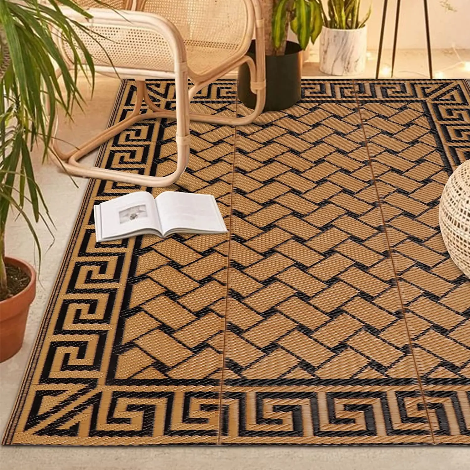 New Style Polypropylene  Hot Plastic Folding Patio Rugs and Carpet