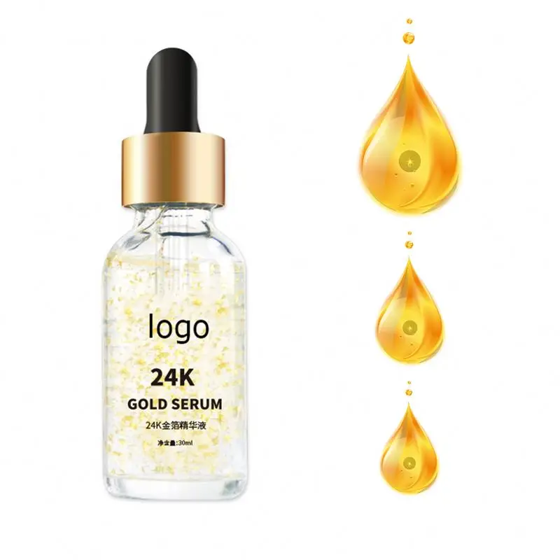 oem Custom Most Potent Premium Advanced Glow 100% Natural Gentle Best Rated Selling 24K Gold Vc Vitamin C collagen serum