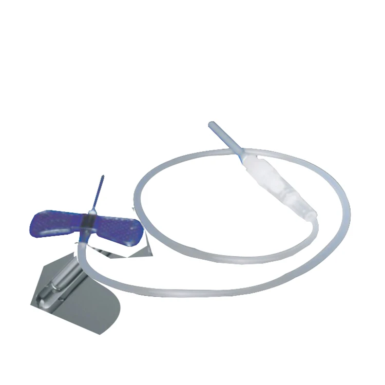 Different sizes safety 23g butterfly needle disposable luer slip scalp vein set