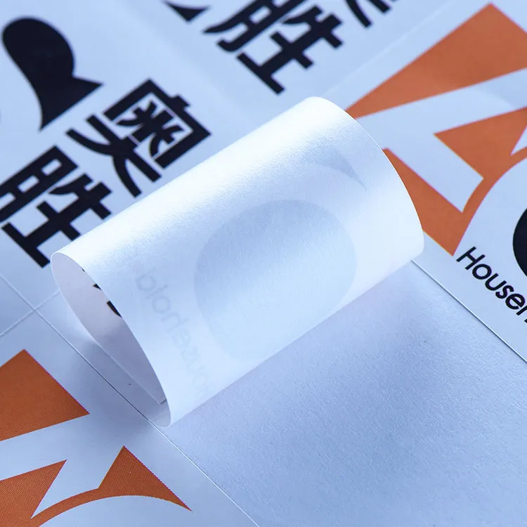 Custom Waterproof Vinyl PVC Transfer Car Window stickers for packing