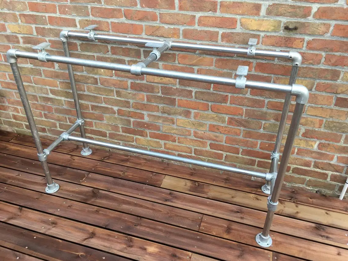 Hot Dipped Galvanized Key Clamp Pipe Clamp 90 Degree Elbow clamp by Screw fixed for Large Diameter Pipes