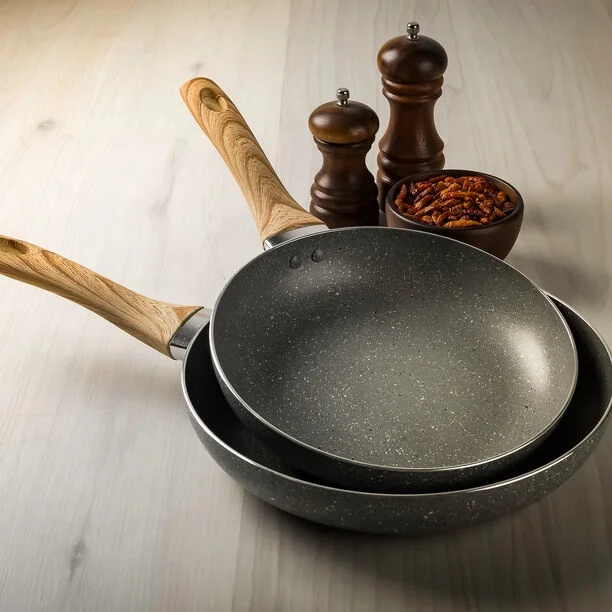 GRANITE NON STICK FRYING PAN WITH INDUCTION BOTTOM