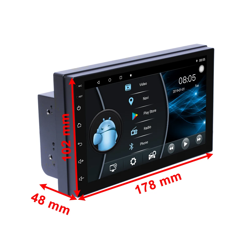  Bosstar Android автомобильный стерео dvd плеер радио с gps навигационная система для 7-дюймовый