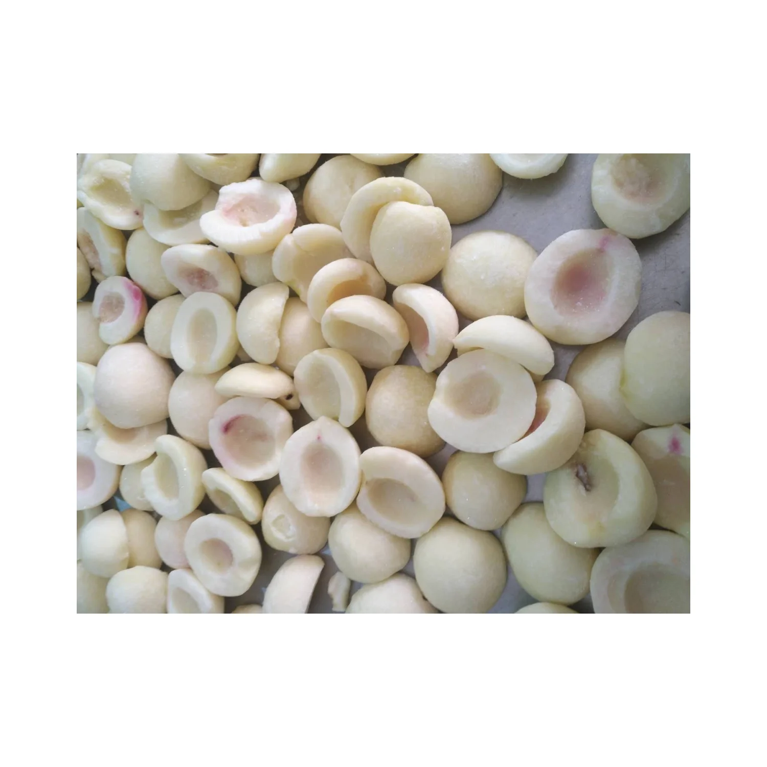 Frozen Fruits IQF Frozen White Peach Of Halves