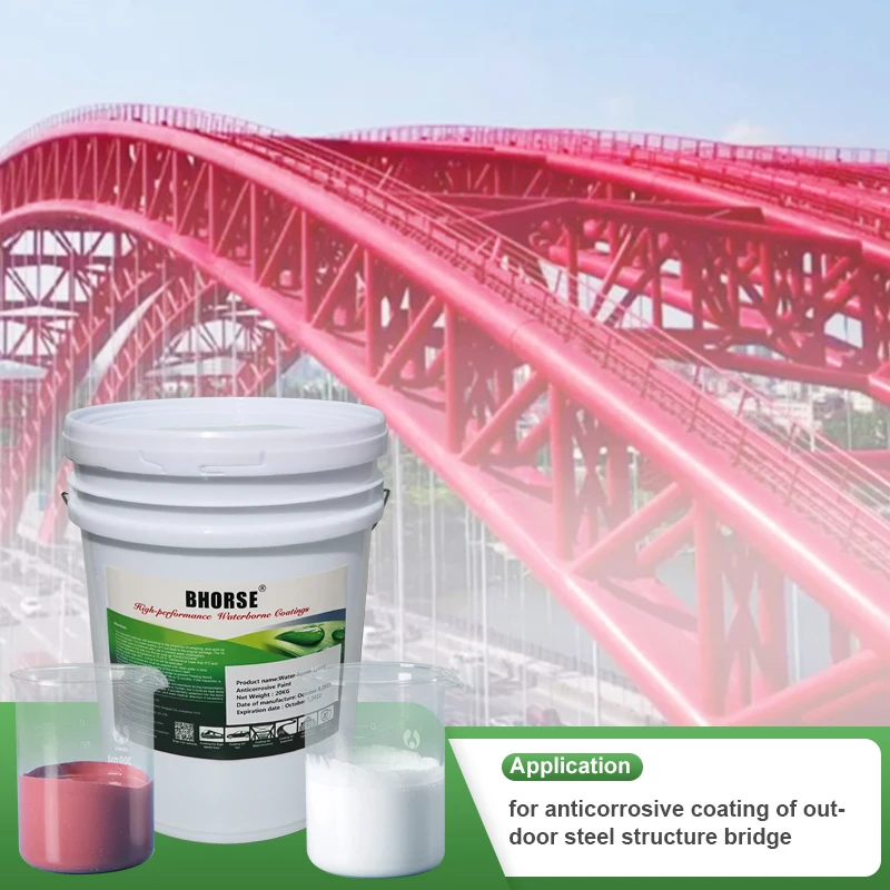 Automobile Pipeline Ship High Temperature Water-based Metal Paint Advanced Anti-corrosion Coating