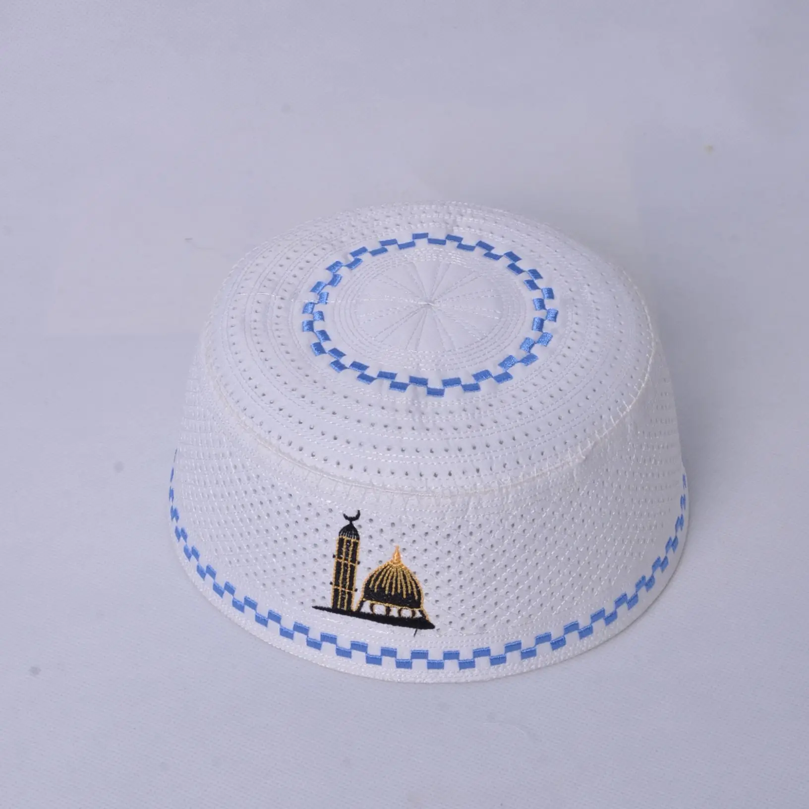 Исламская мусульманская молитвенная Кепка, сделанная на заказ Качественная мужская мусульманская Кепка для продажи