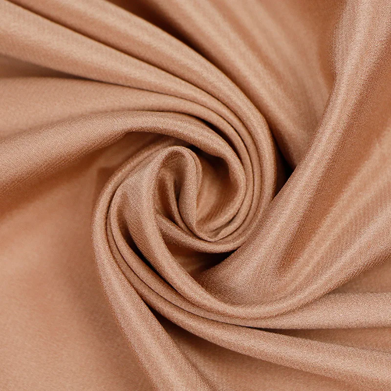 Stretch Silk CDC Silk 8% Spandex Fabric Custom Plain Color 12mm 92% Silk Stretch Crepe De Chine Fabric For Wedding