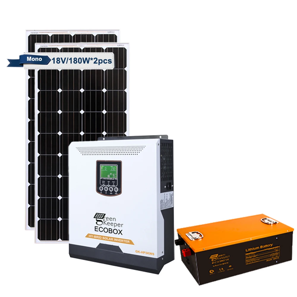 Энергосберегающая автономная солнечная система, энергосберегающая панель, литиевая батарея 3 кВт, солнечная система