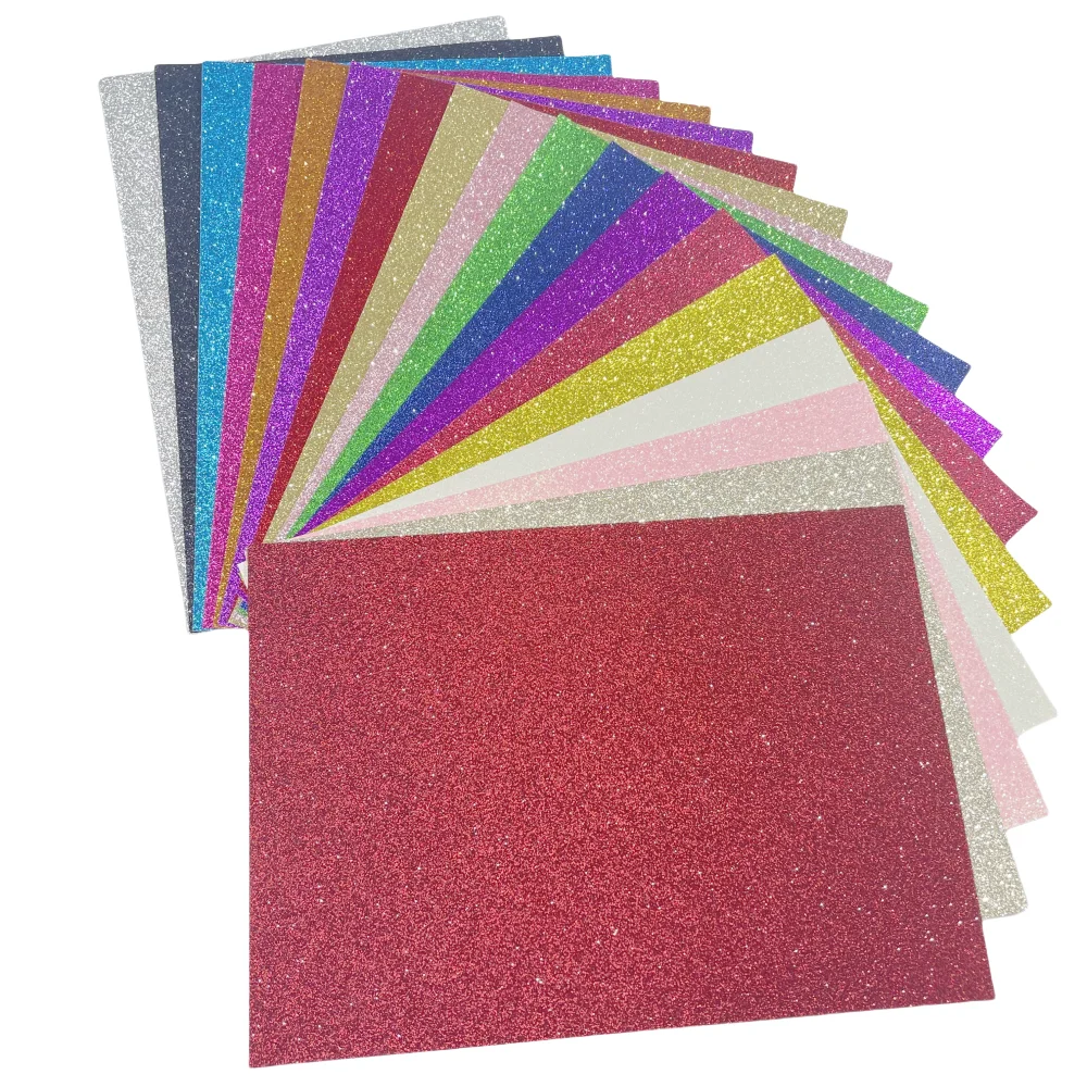 250g A4 Size Black DIY Glitter  Paper, Wedding Invitation Glitter Craft Paper