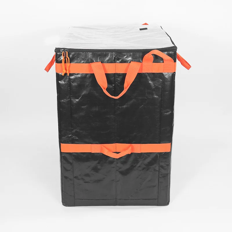 PP PE Woven Large Folding Express Courier Bag Foldable  Logistic Delivery Tote Bags For Driver Carrier Sorta