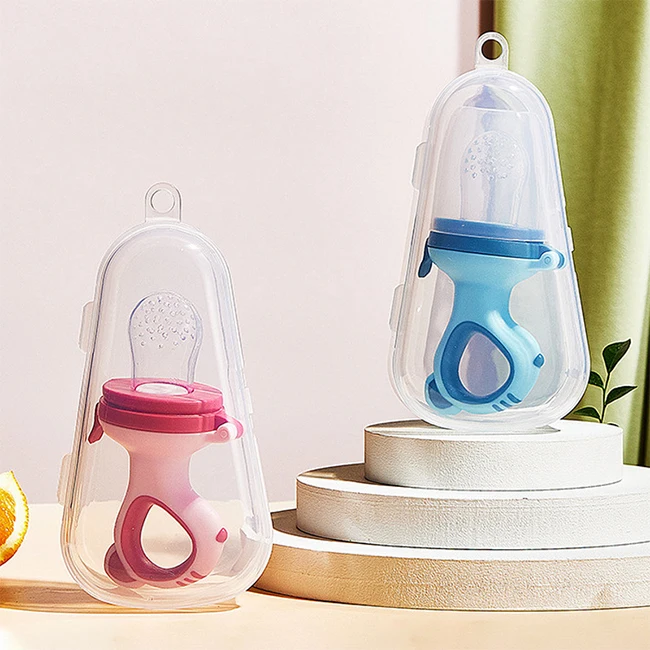 Wholesale factory baby products fruit feeder pacifier fresh food nipple BPA silicone baby fruit pacifier feeding product