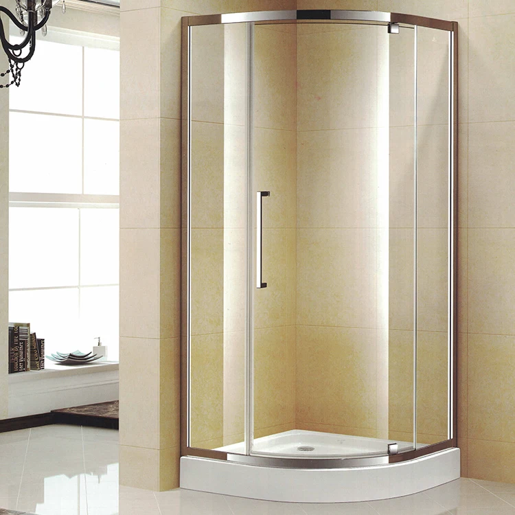 
Millen sliding shower doors set customized bathroom tempered glass shower enclosure door with 1cm thickness 