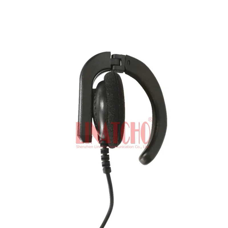 G-shape PTT VOX Mic Walkie Talkie Headphone for Baofeng Two Way Radio K connector