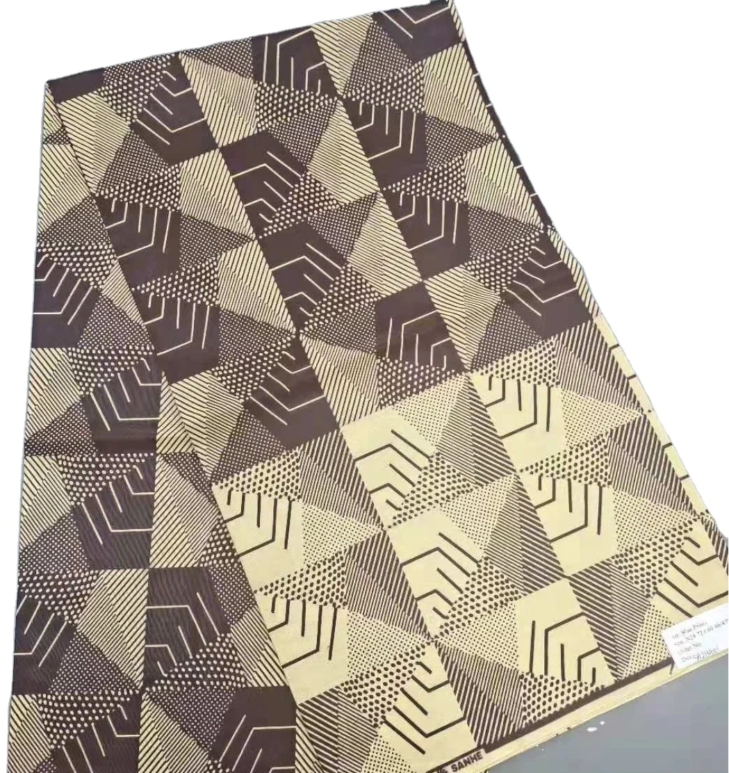 N24S High quality cotton african waxed print scarf for scarf Africa