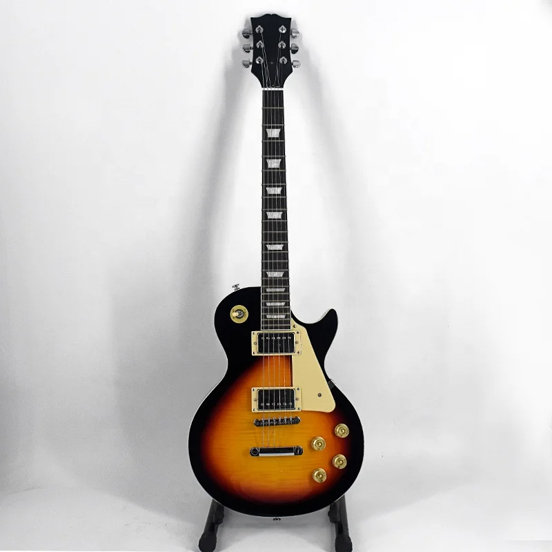 Krait 6 string electric guitar flame maple top bolt-on construction OEM guitar factory outlet