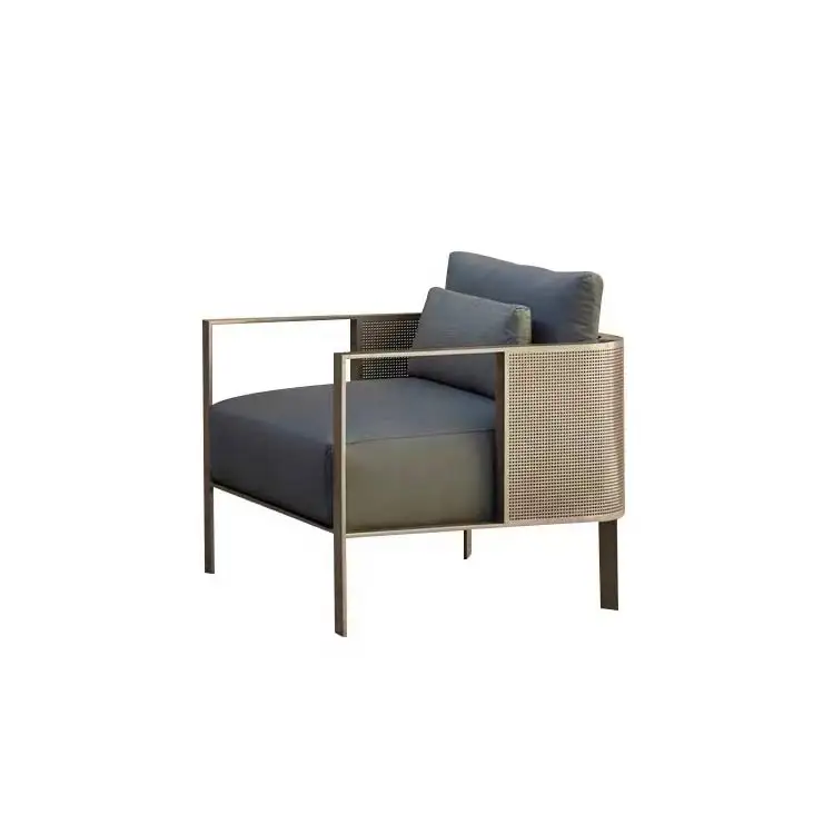 2022 Best materials for sofa sets outdoor restaurant tables and chairs steel garden chairs