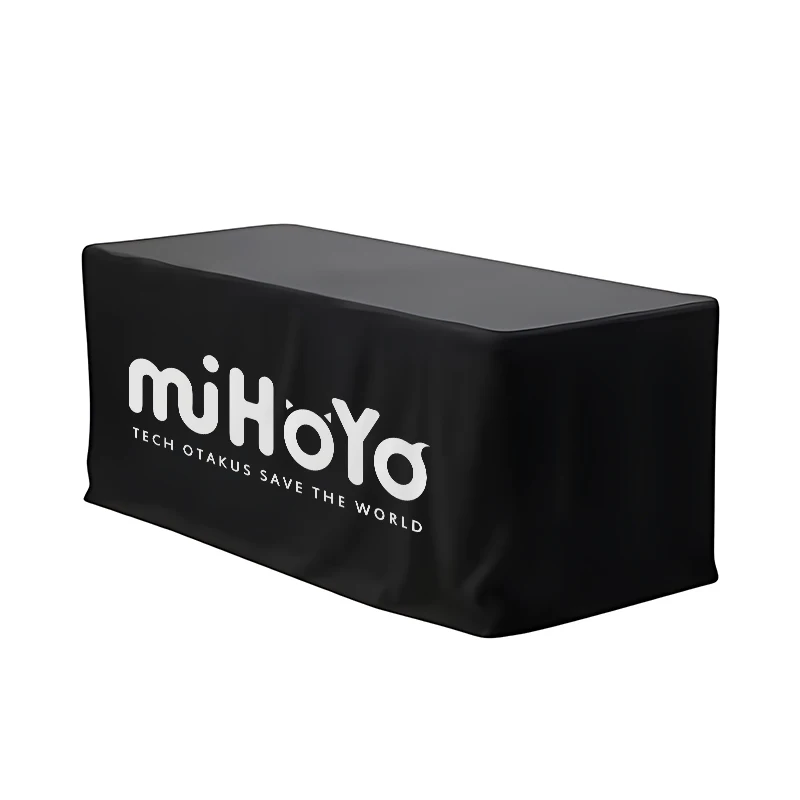 Wholesale Manufacturer 8ft High-Class Display Rectangular Tablecloth Light Luxury Exhibition Custom color Satin Tablecloth