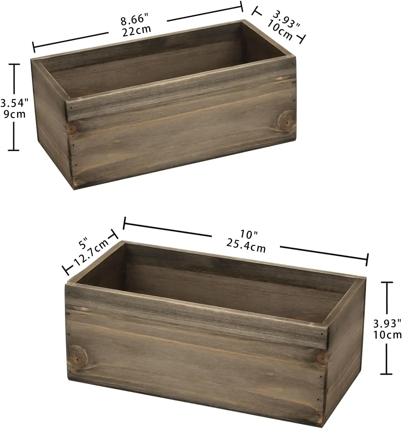 Raised Garden Bed Elevated Wooden Planter Box Tiered Garden Bed Wooden Vegetables Growing Planter for Backyard/Patio/Gardener