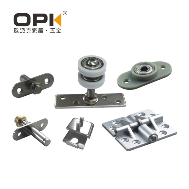 Universal wheel Folding Sliding Hanging door rollers