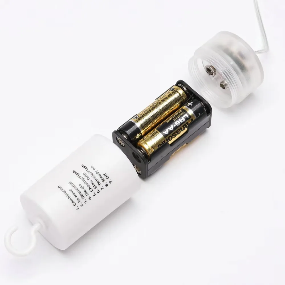 Firework Hanging Lights198 LED String Lights 8 Modes Dimmable Fairy Lights with Remote Control Decorative Lights