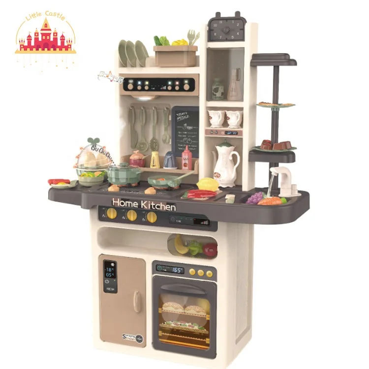 Mini plastic electronic kitchen table set with sound Light for children SL10C008