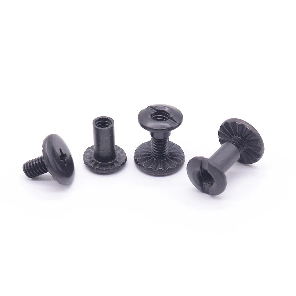 Round Head Hexagonal Truss Machine Screw Zinc Iron Material For Display Medical Equipment Screw Customization
