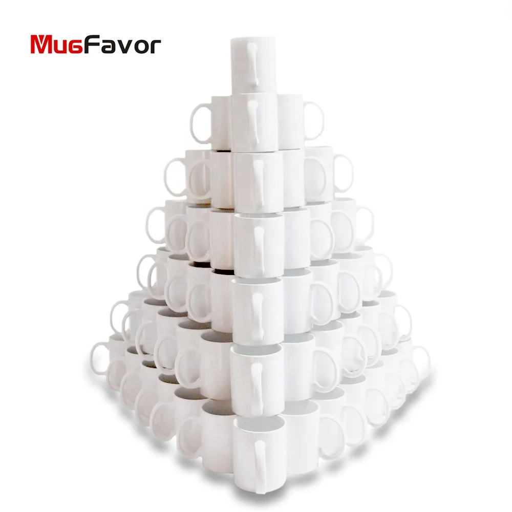 In Stock Dishwasher Safe MugFavor Wholesale 11oz Blank Ceramic Sublimation Photo Coffee Mug Personalized Mug Direct Factory Sale