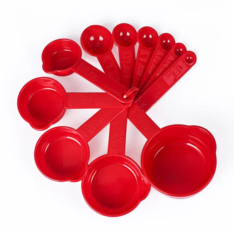 11-Piece Plastic Measuring Cups and Spoons Set