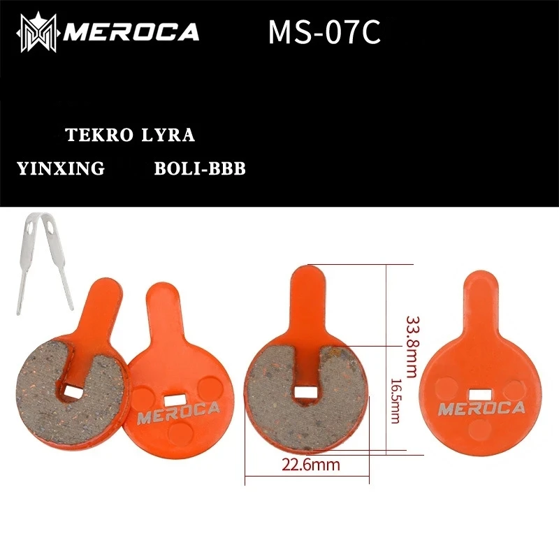 Resin Bicycle MEROCA Brake Pads for Shimano M355 BB5 BB7 XT XTR Iamok Mountain Bike Parts