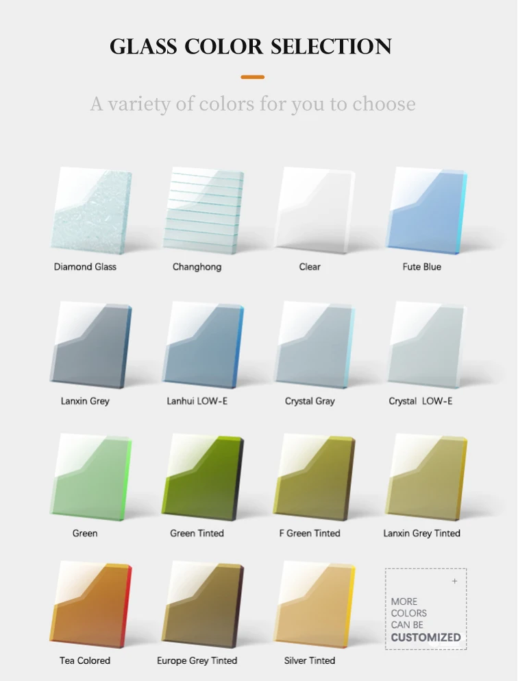 Black Matte Aluminum Tempered Glass doors Folding Sliding System casement window for houses