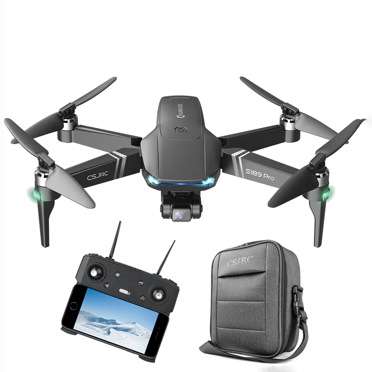 S189 PRO1 EIS GPS дрона с дистанционным управлением 4K Экшн-камера 3-осевому гидростабилизатору профессиональный объектив Anti-Shake фотографии бесщеточный Складная RC Quadcopter