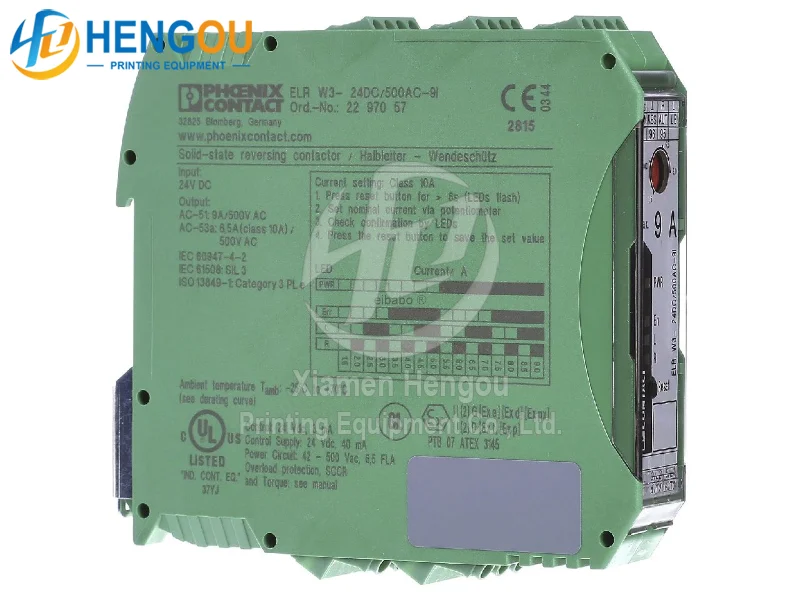 ELR W3- 24DC/500AC-9I Solid State Reversing Contactor 2297057 70208154 Advanced Motor Hybrid Motor Starters ELRW324DC500AC9I_1