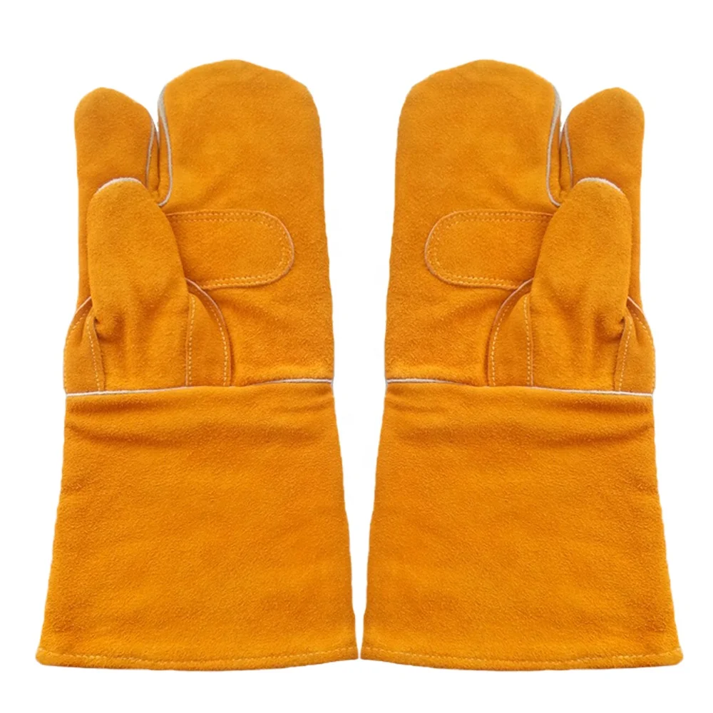 Factory Production Customized Logo Safety Best Tig Welding Gloves Contraction Work Soft Tig Leather Welding Gloves Price