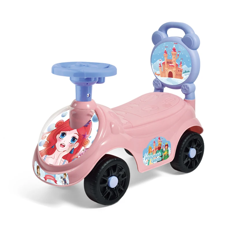 juguetes baby ride on car toys slide 4 wheel cheap price kids sliding drive baby ride on toy car with BB steering wheel