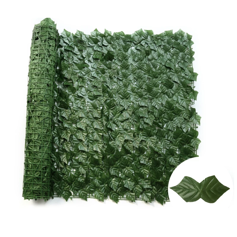 UV Protected Privacy Screen Expand Plastic privacy Ivy leaf screening Artificial Ivy leaf rolls for Outdoor Indoor Use