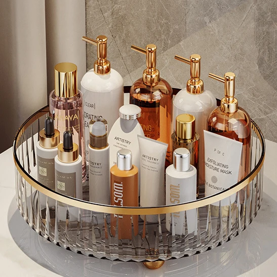 Home and kitchen rotate storage boxcontainers food storage container shelf holder spice rack Cosmetic organizer