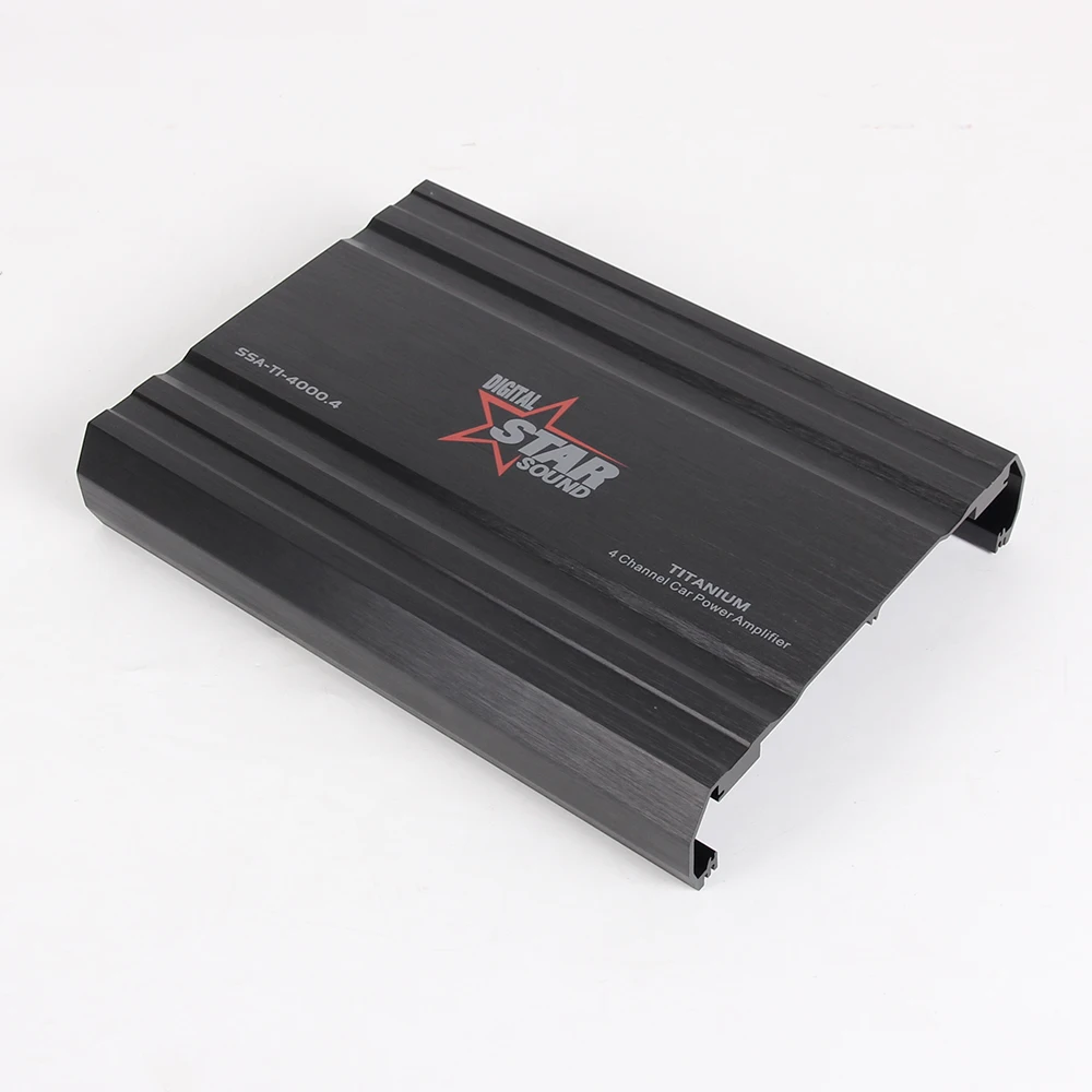Amplifier aluminium cover with anodizing