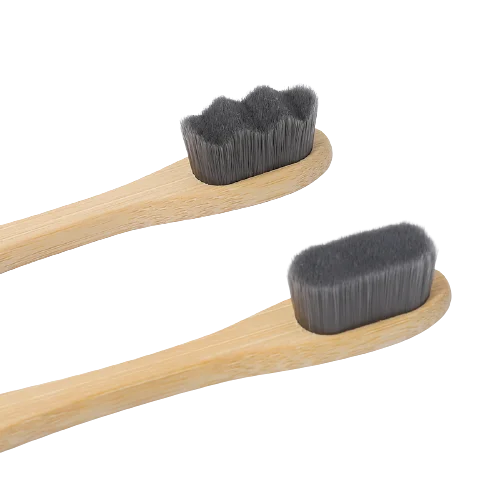 CE Approved Eco- friendly Charcoal Bristles OEM Bamboo Toothbrush with Customized Packing and Logo