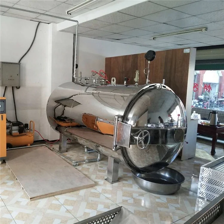 CE Approved Horizontal Industrial Autoclave For Food Processing