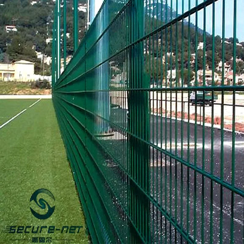 Hot Sale 656 Security Double Wire Mesh Iron Fence Electric Twin Wires Fencing with square post