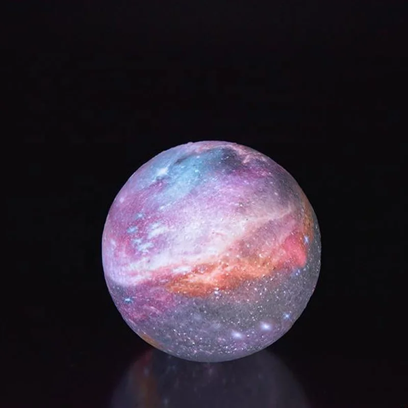 Moon Lamp Kids Night Light Galaxy Lamp  16 Colors LED 3D Star Moon Light, Remote & Touch Control USB Rechargeable Gifts for Baby