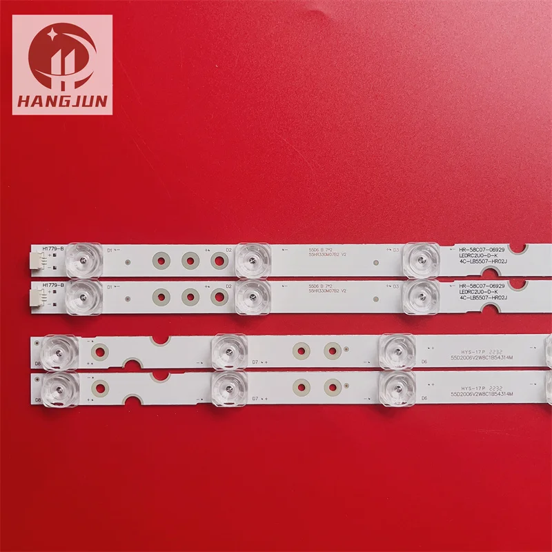 TV Backlight Leds for TCL 55inch 6V 2W Led Backlight TV 2pairs/set Led Strips 55HR330M08A2